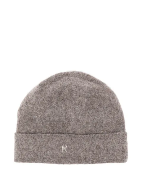 Represent initial-logo beanie hat