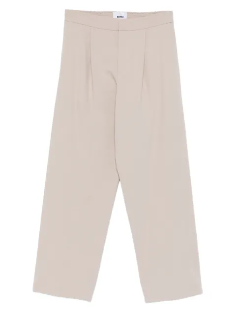 Bonsai pleat-detail trousers