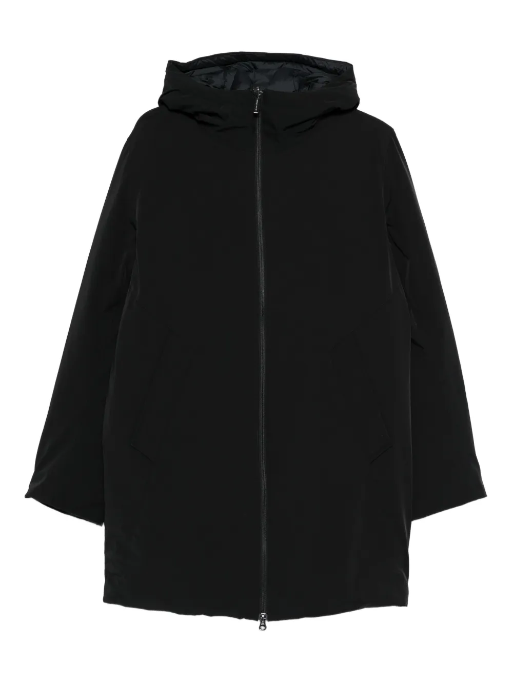 Colmar hooded zip-front coat | Black | Image 1