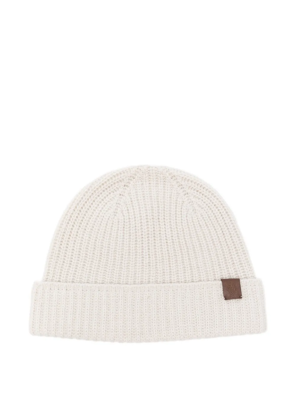 Eleventy ribbed beanie hat | Neutrals | Image 1
