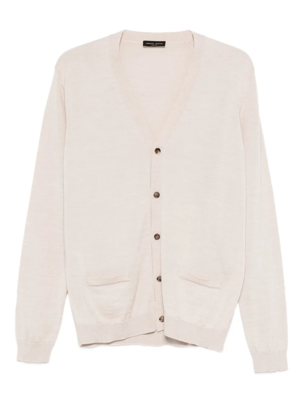 Roberto Collina button pocket cardigan | Neutrals | Image 1