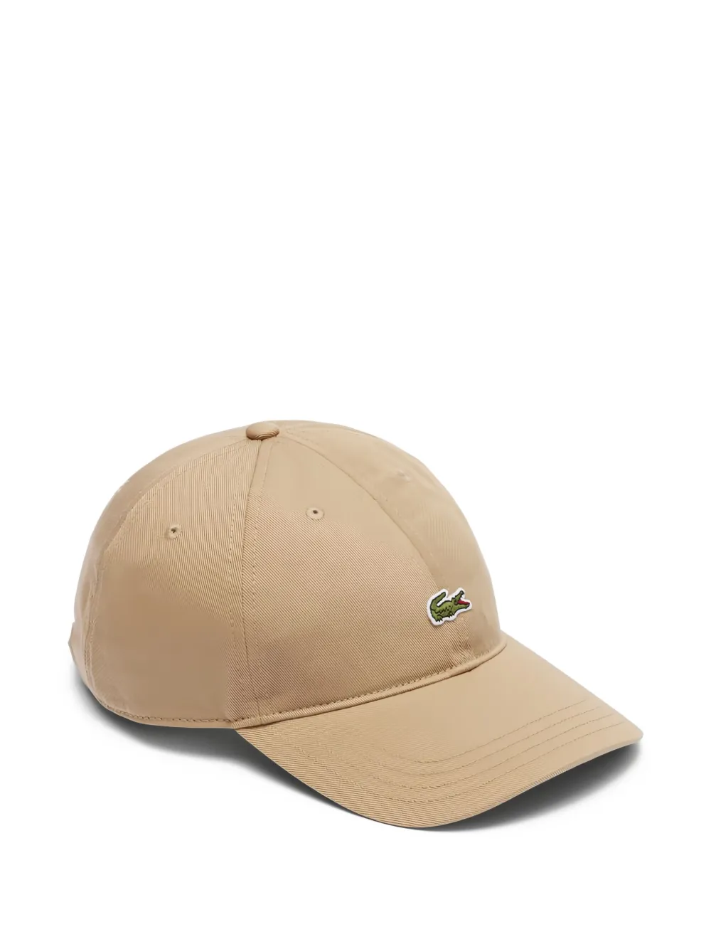 Lacoste Honkbalpet met geborduurde krokodil Beige
