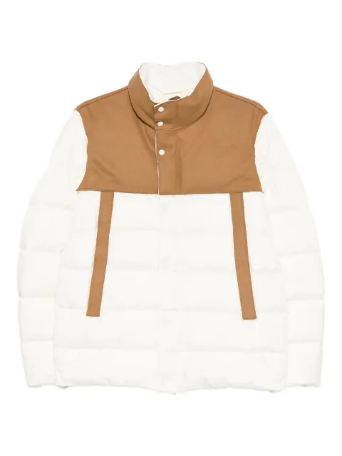 Herno panelled quilted coat