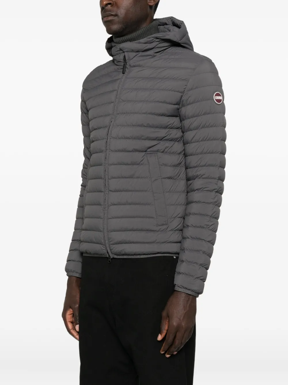 Colmar Hooded Quilted Jacket In Gray
