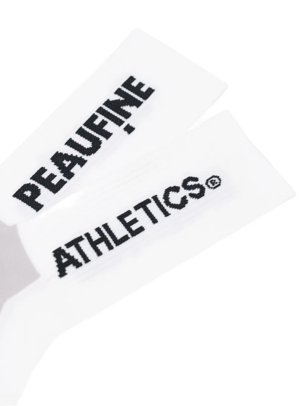 Peaufine Athletics logo-detail ribbed socks | Women | Image 2