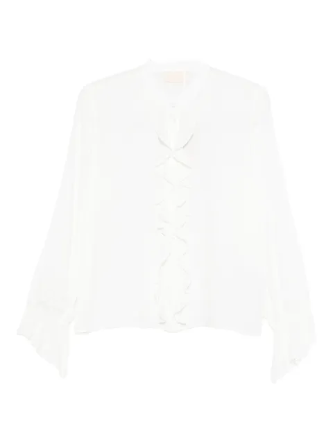 I BLUES ruffle-detail blouse