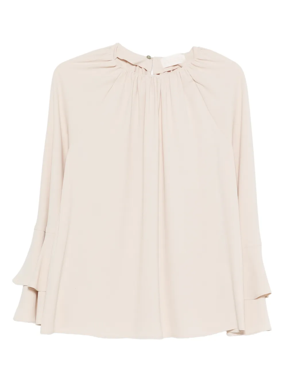 Iblues Marin Ruffled Shirt In Neutral