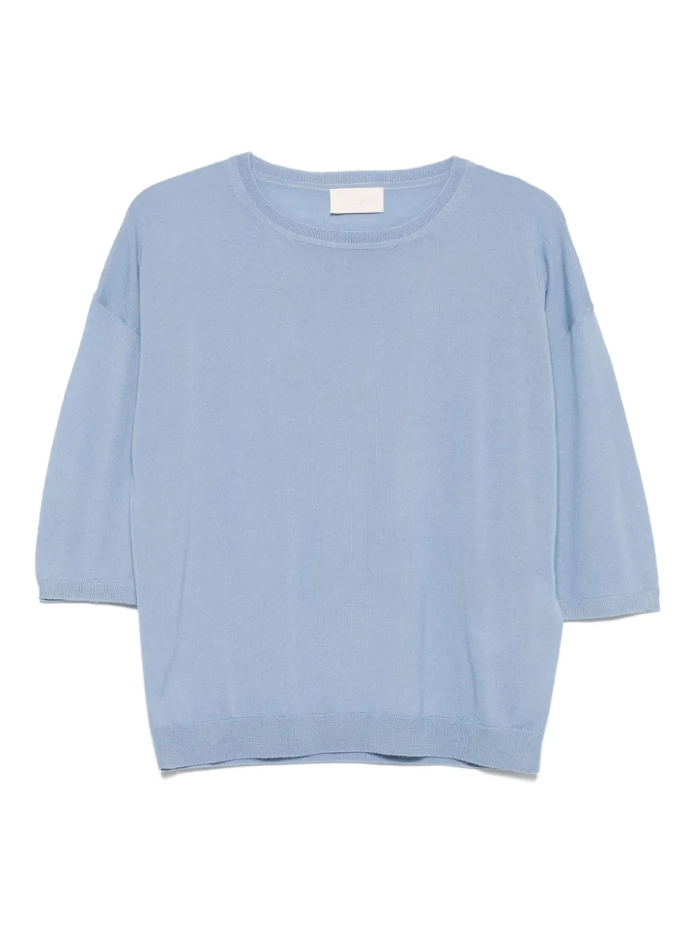 Iblues Notable Short-sleeve Wool T-shirt In Blue