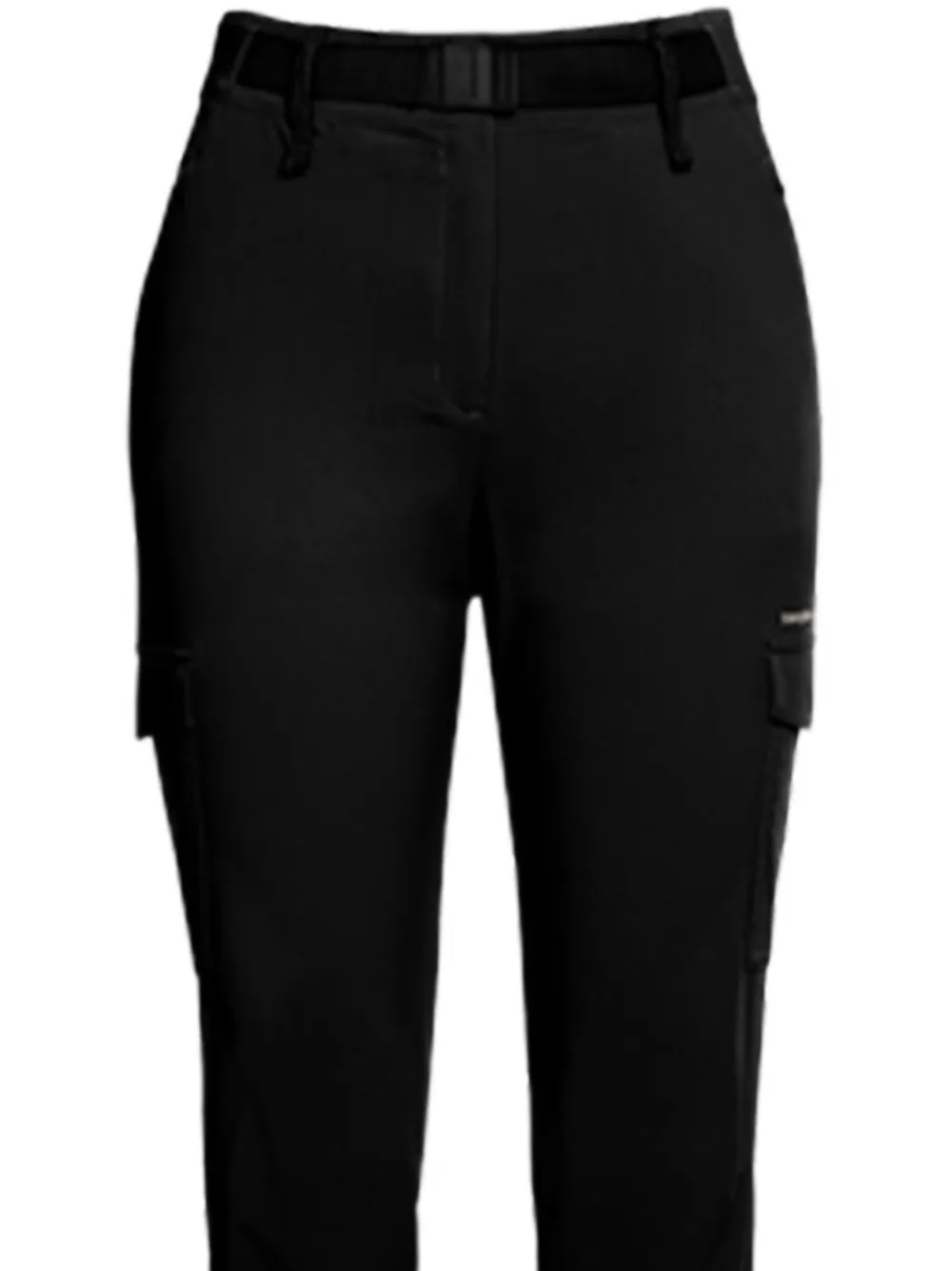 TRANGOWORLD Broek met gespsluiting - Zwart