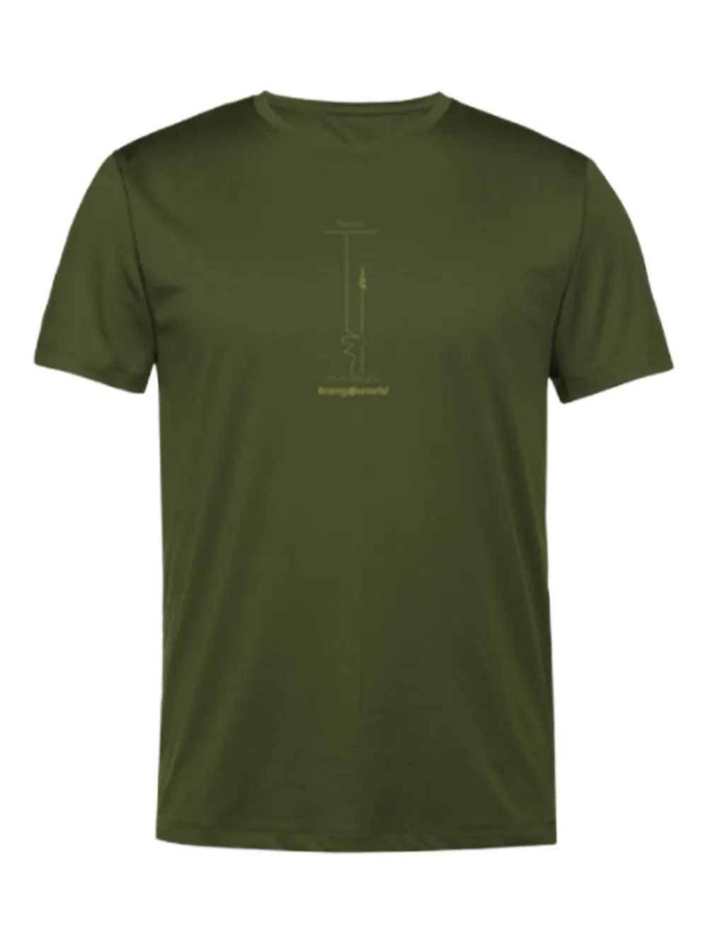 TRANGOWORLD playera Adigo con estampado gráfico | verde | Image 1