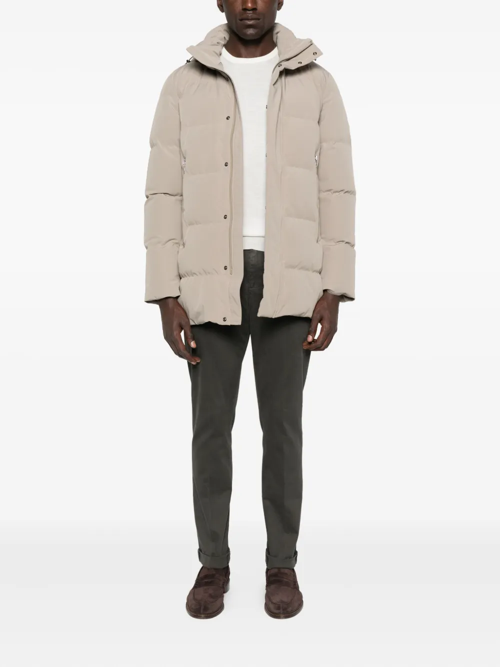 DONDUP cotton chinos - Groen