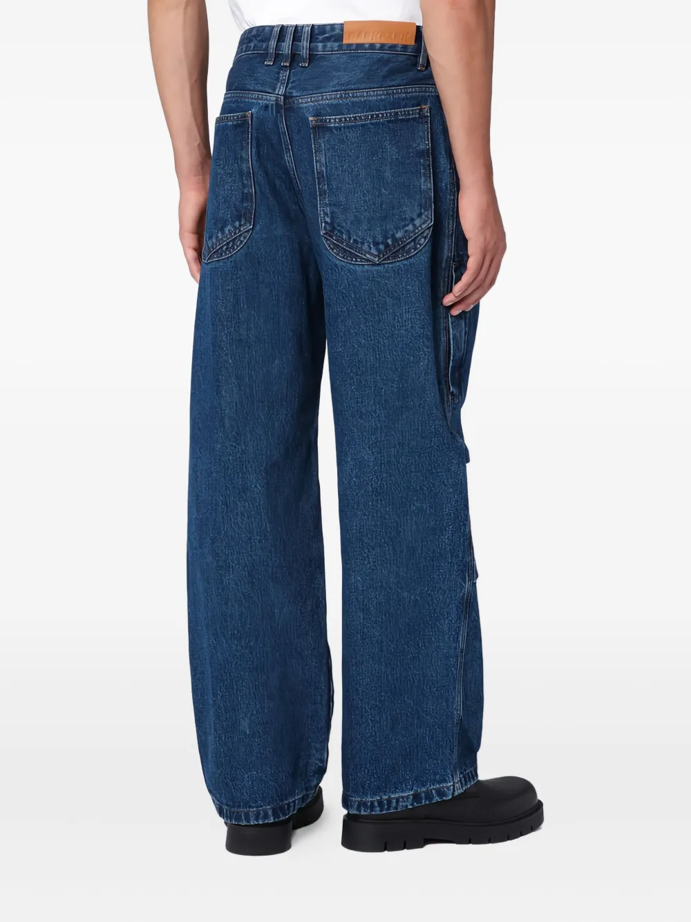 Darkpark Logo-patch Jeans In White