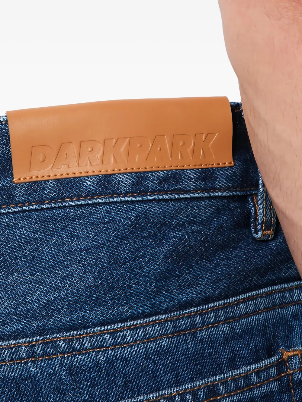 Darkpark Logo-patch Jeans In White