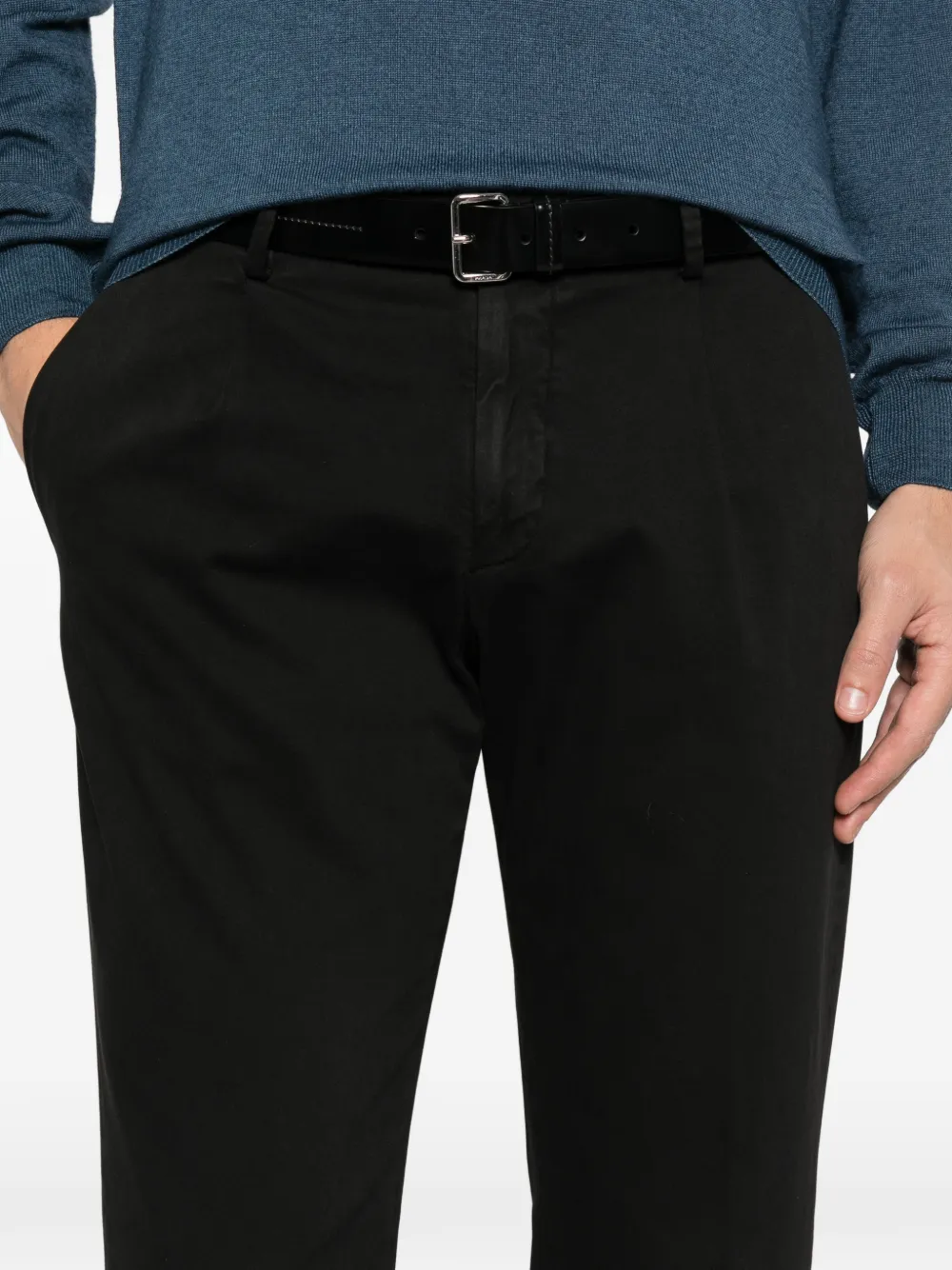 Briglia 1949 Geplooide chino Zwart