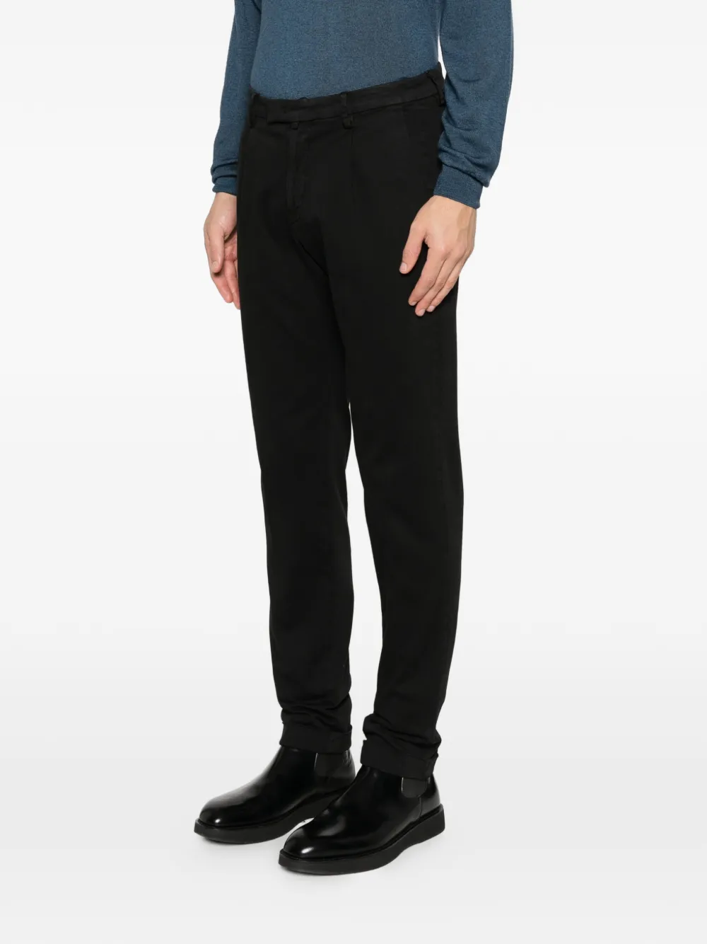 Briglia 1949 Geplooide chino Zwart