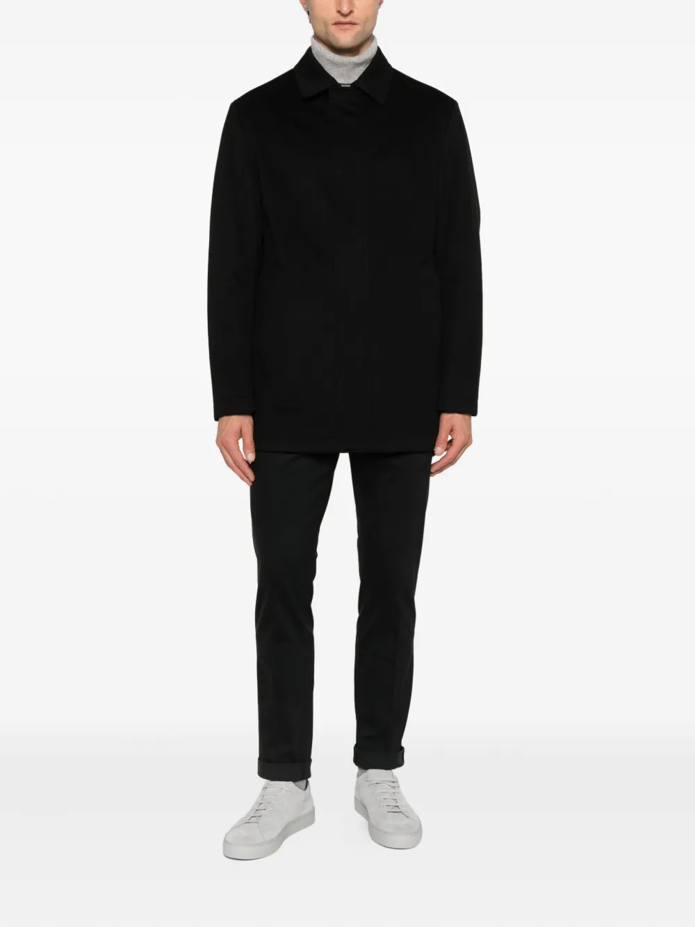 DONDUP cotton chinos - Zwart