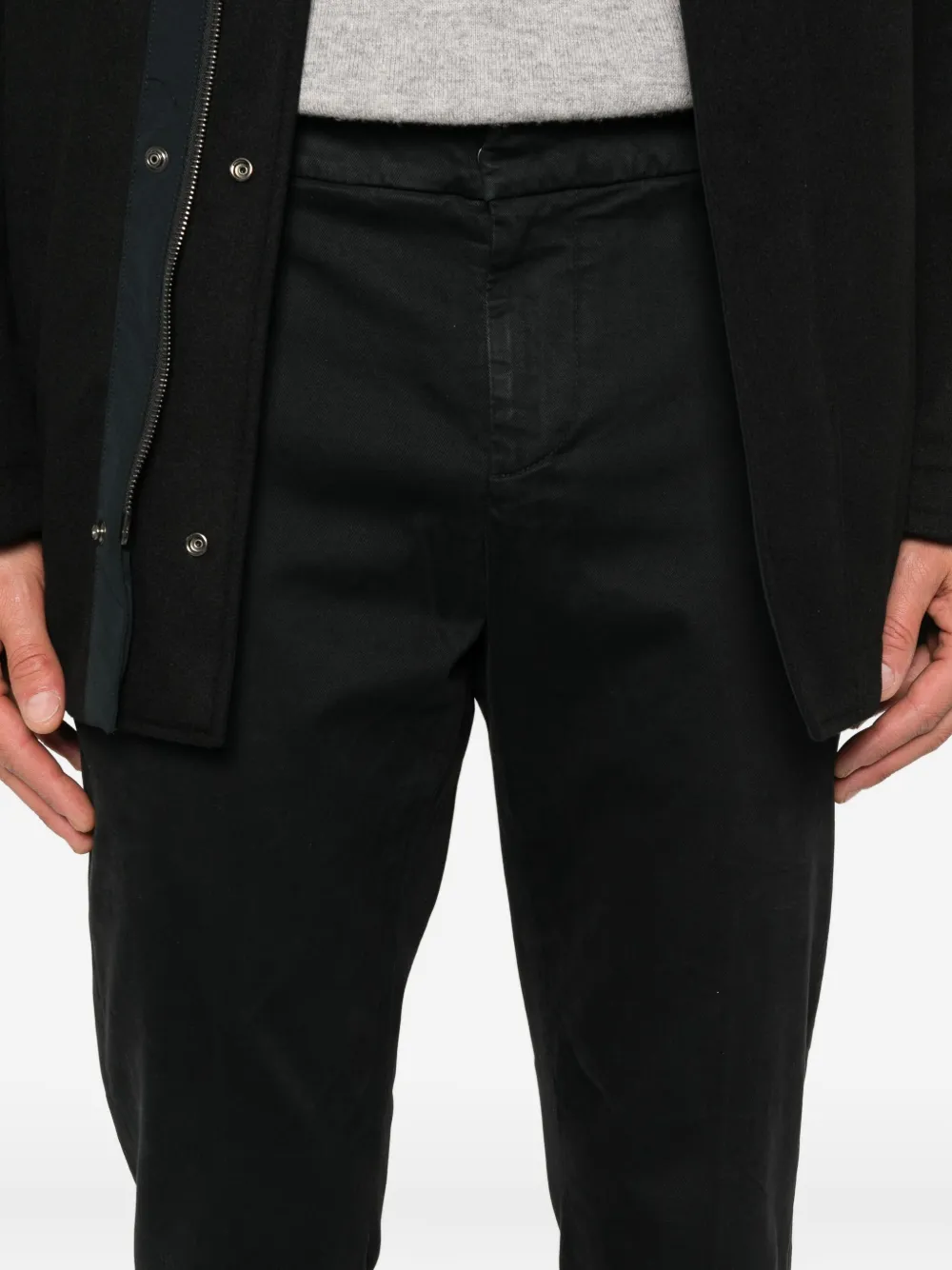 DONDUP cotton chinos Zwart