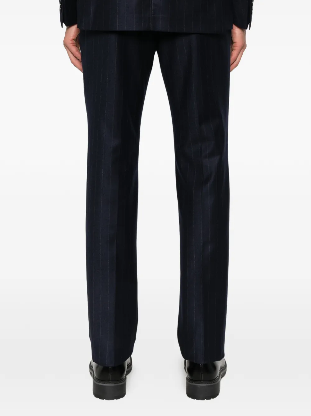 Tagliatore Rok met krijtstreep Blauw