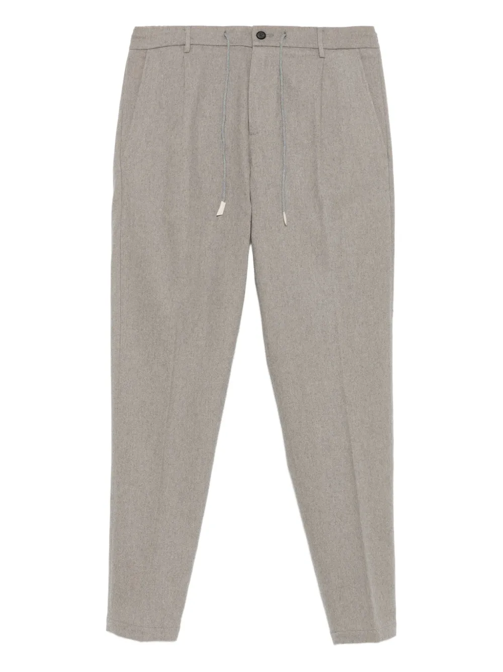 Eleventy pleated drawstring trousers | Grey | Image 1