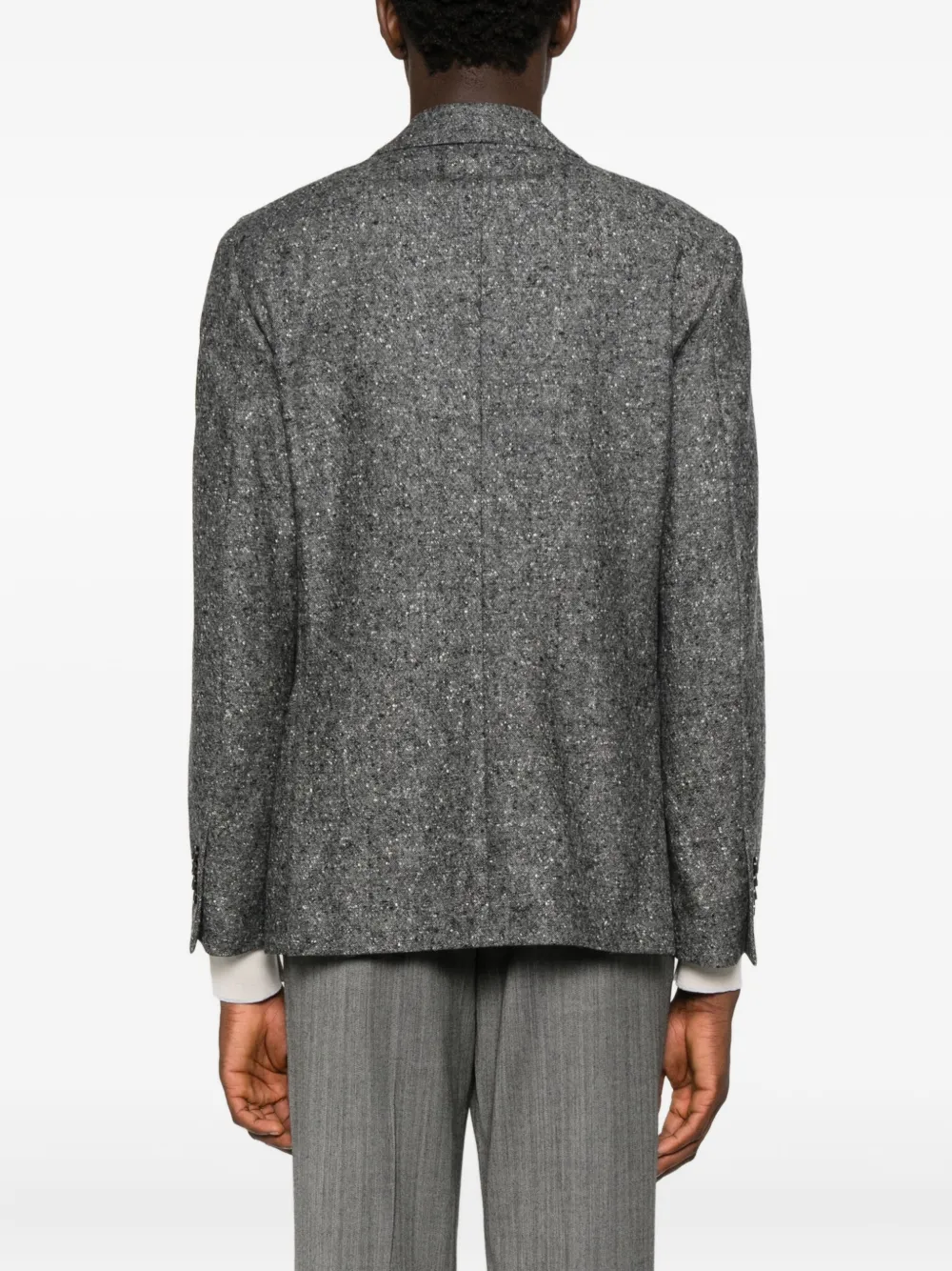 Lardini Jack met enkele rij knopen Grijs