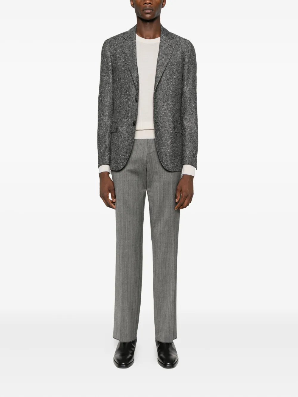 Lardini notched-lapel single-breasted jacket | Suit & Dinner Jackets | Image 2