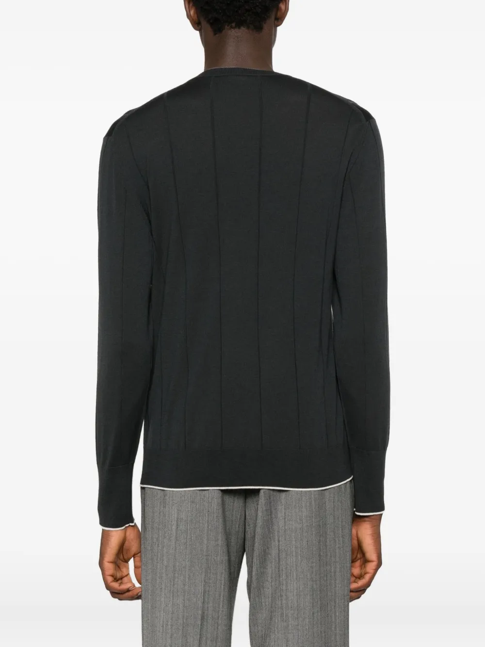 Eleventy Trui met ronde hals Zwart