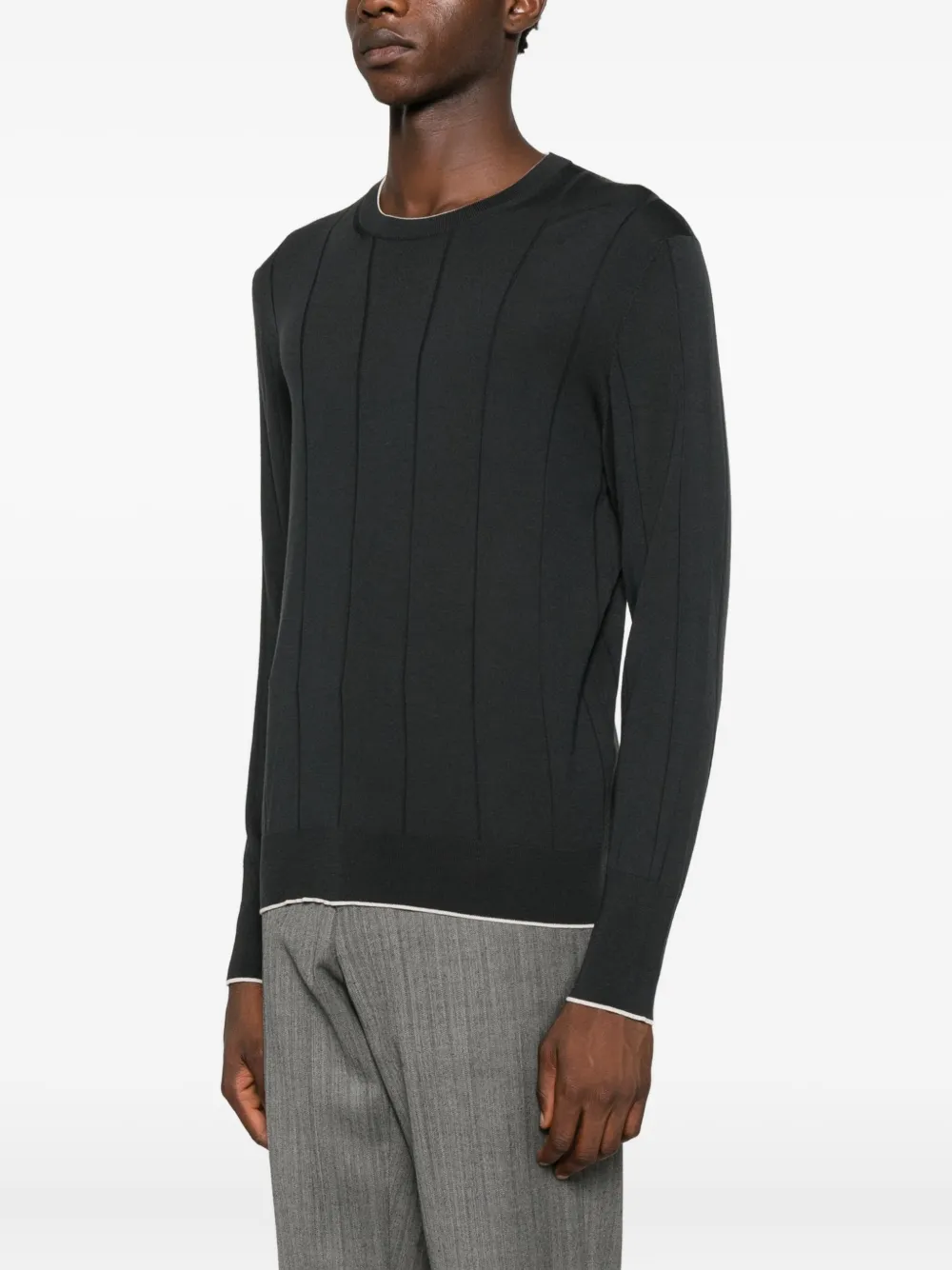 Eleventy Trui met ronde hals Zwart