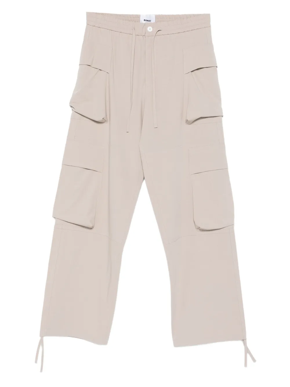Bonsai drawstring-waist cargo trousers | Neutrals | Image 1