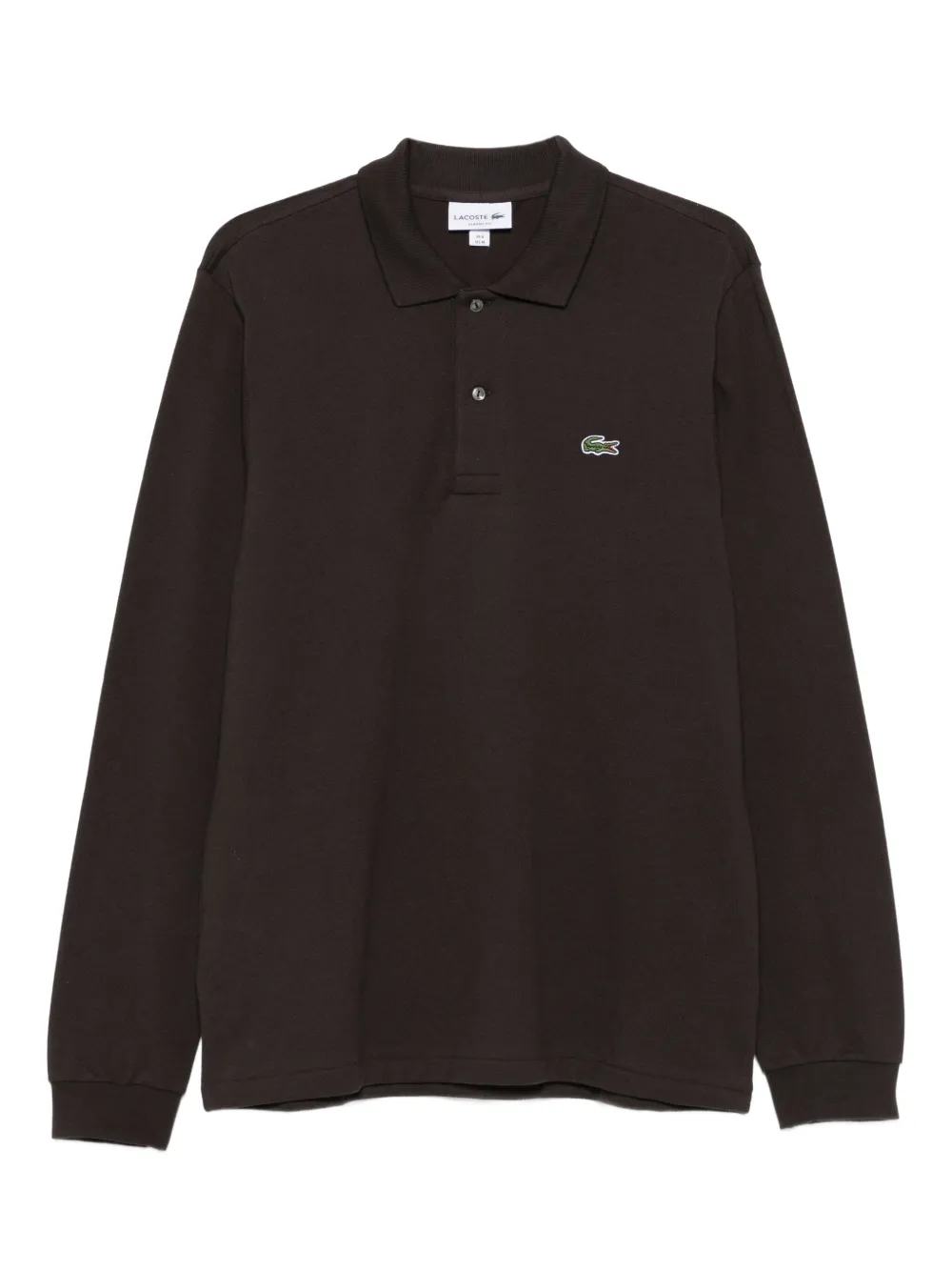 Lacoste ロングスリーブ ポロシャツ - ブラウン Lacoste ロングスリーブ ポロシャツ - ブラウン