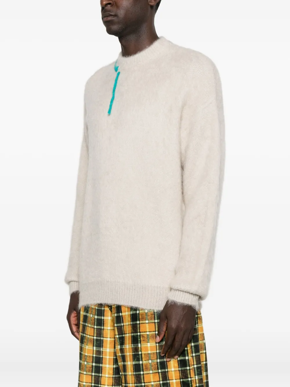 Bonsai Trui met borduurwerk Beige