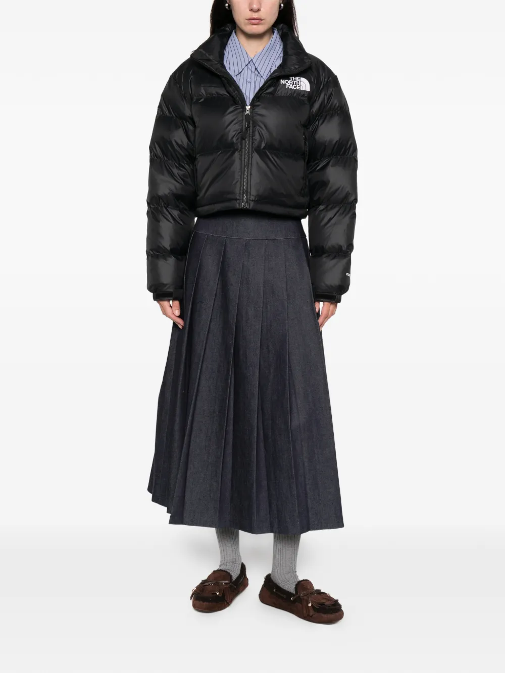 The North Face Nuptse Puffer Jacket In Black