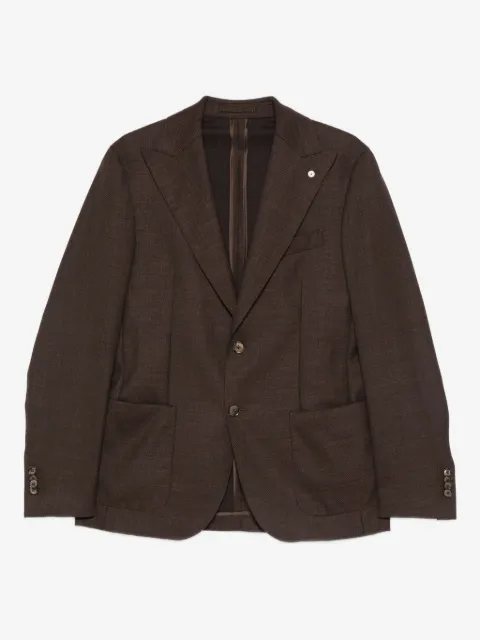 LUIGI BIANCHI MANTOVA button-fastening blazer