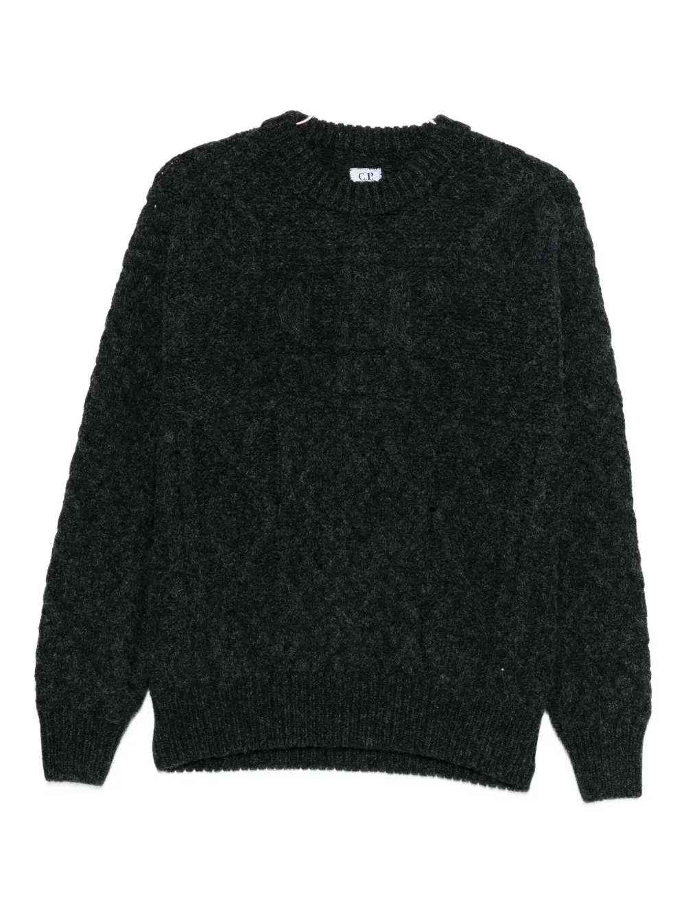 C.P. Company jersey con cuello redondo | negro | Image 1
