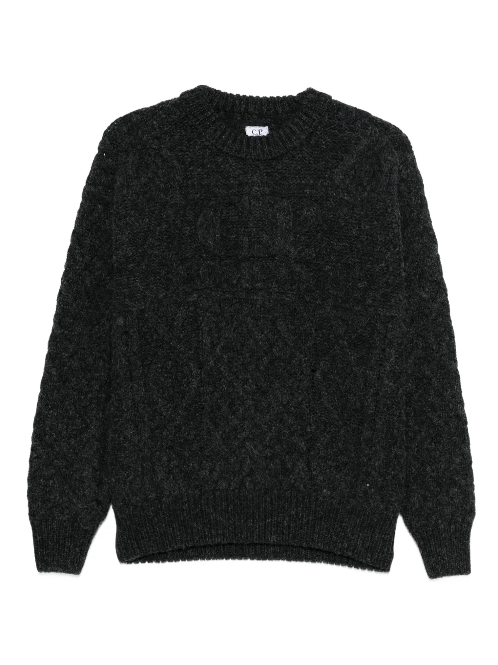 C.P. Company jersey con cuello redondo | negro | Image 1