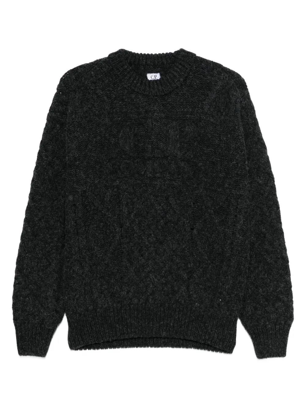 C.P. Company suéter con cuello redondo | negro | Image 1