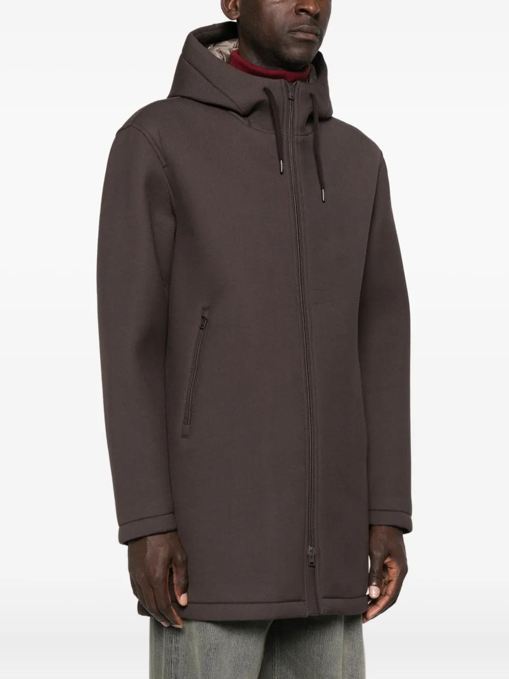 Herno Jas met capuchon Bruin