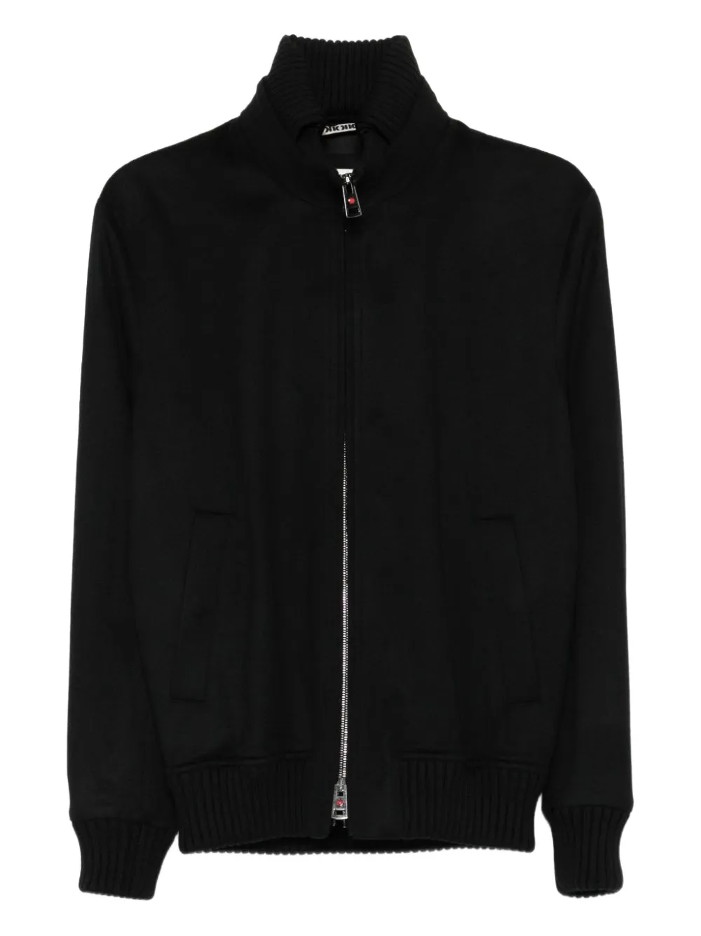 Kired ribbed-cuff zip-front jacket | Black | Image 1