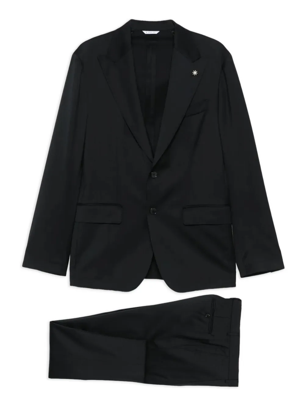 Manuel Ritz traje con botones | negro | Image 1