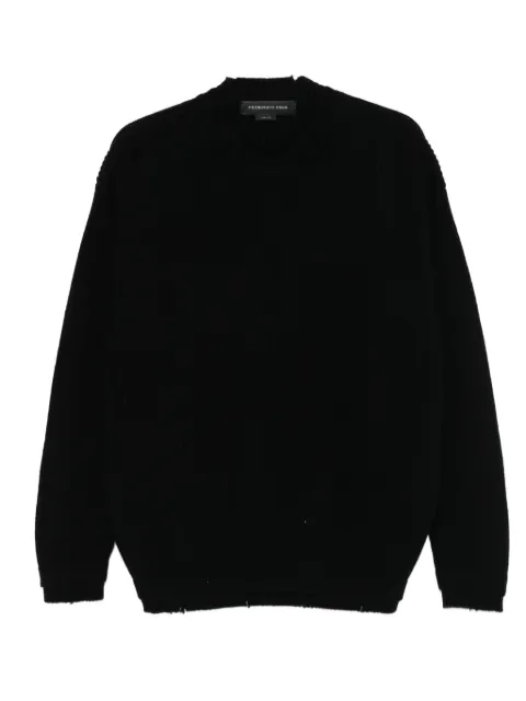FEDERICO CINA drop-shoulder wool sweater 