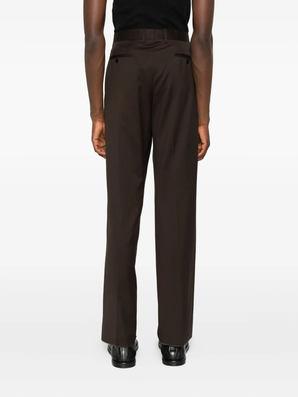Lardini Pantalon met toelopende pijpen Bruin