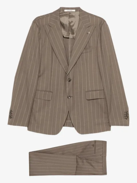 Tagliatore pinstripe-print suit
