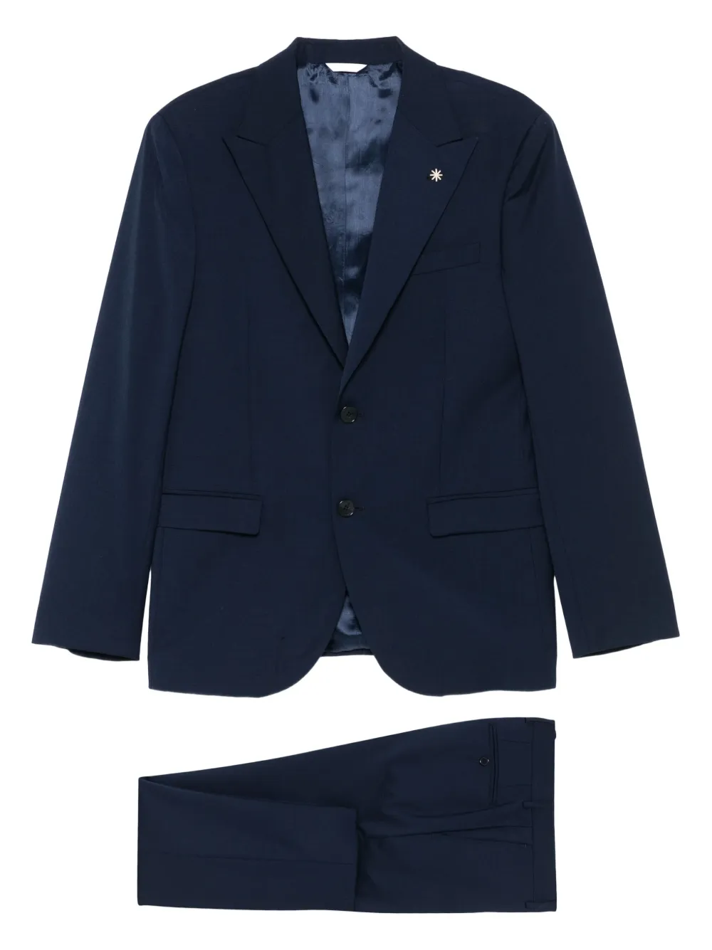 Manuel Ritz traje con botones | azul | Image 1