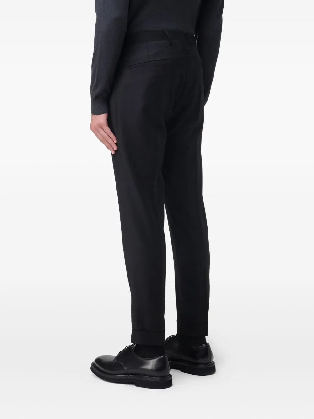 Briglia 1949 pleated trousers - Zwart