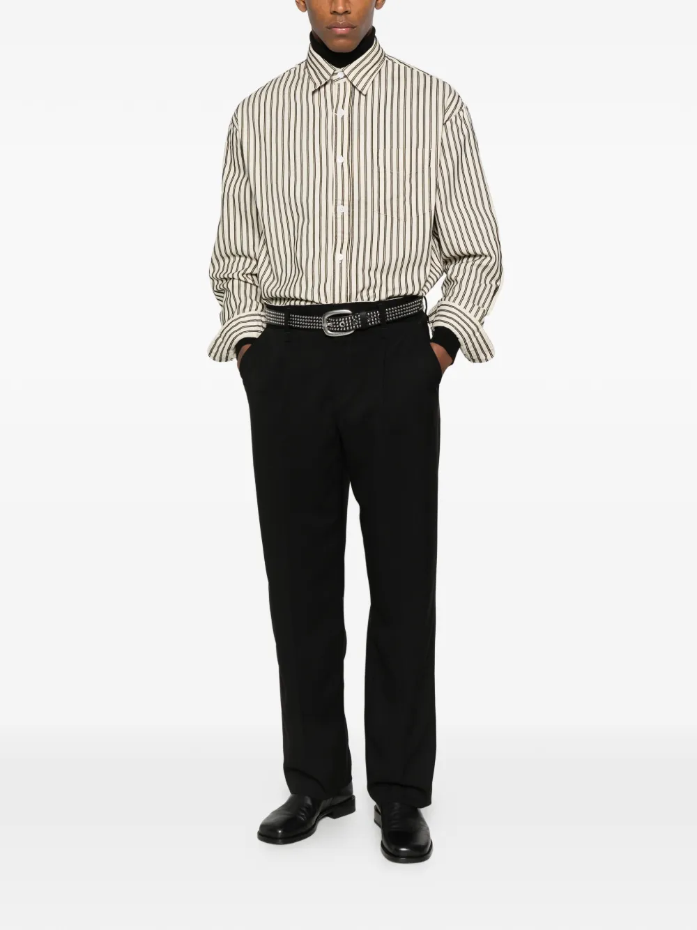FEDERICO CINA pleated belt-loop trousers | Tailored Pants | Image 2