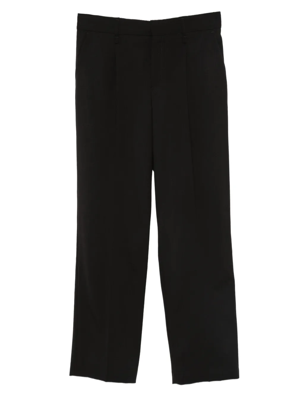 FEDERICO CINA pleated belt-loop trousers | Black | Image 1