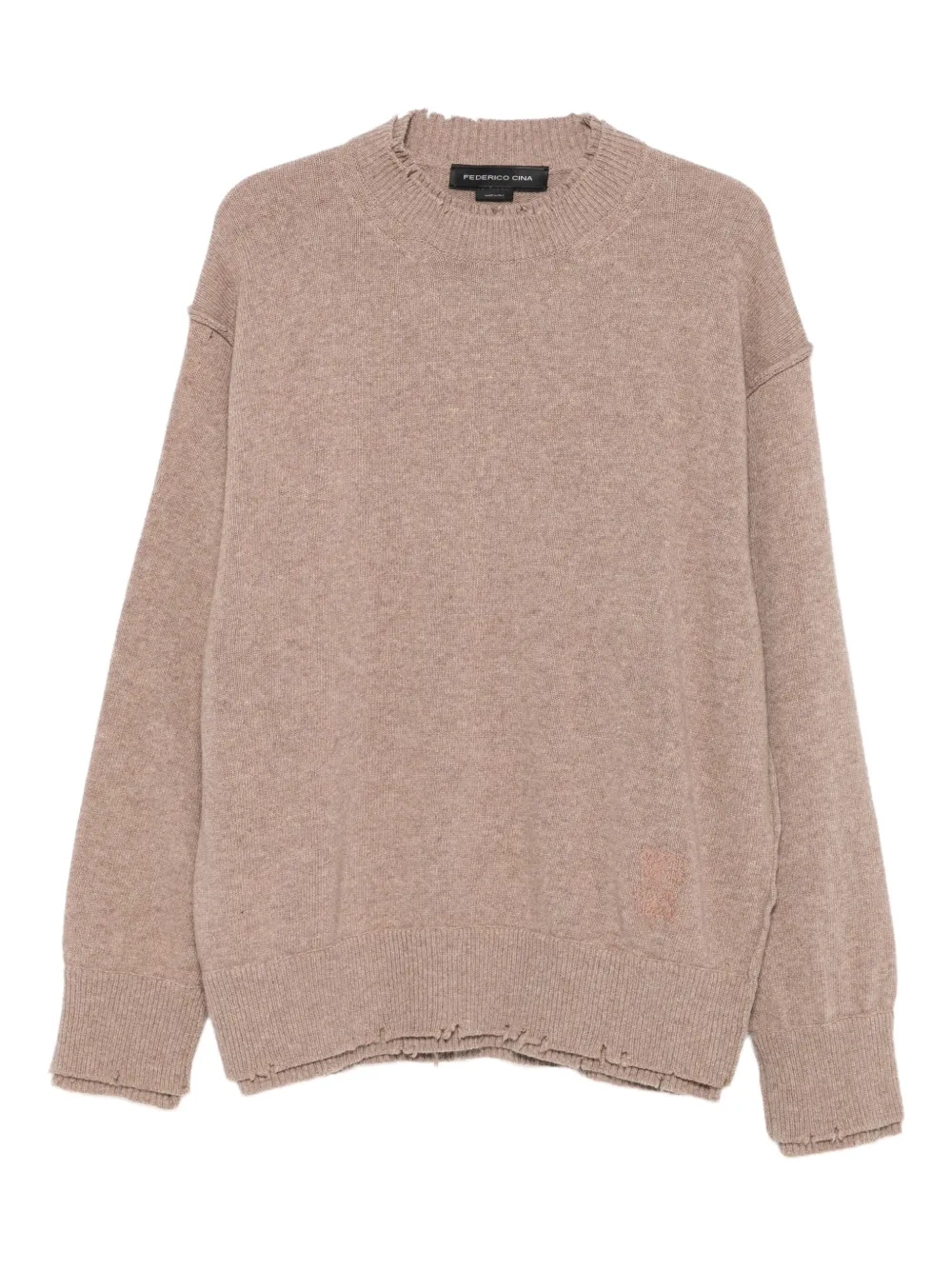 FEDERICO CINA drop-shoulder sweater | Neutrals | Image 1