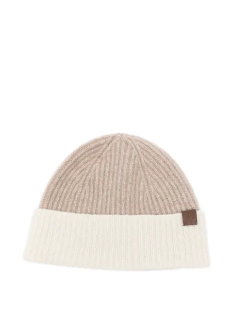 Eleventy ribbed-knit beanie hat