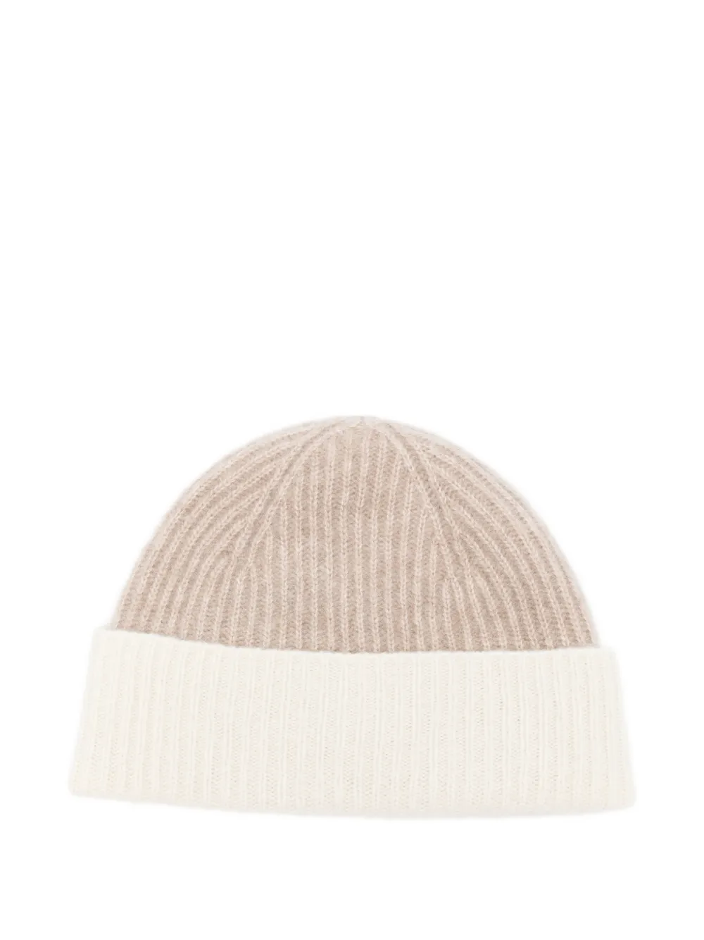 Eleventy ribbed-knit beanie hat - Beige