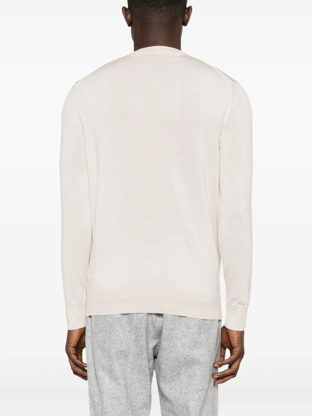 Eleventy Trui met ronde hals Beige