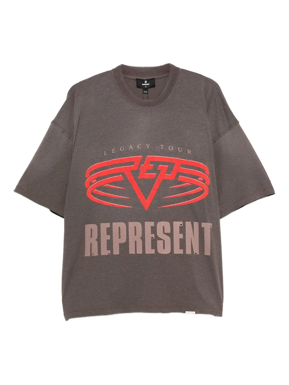 Represent logo-print T-shirt | Black | Image 1